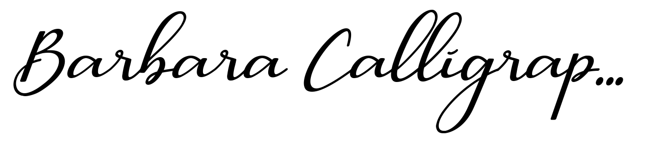 Barbara Calligraphy Italic